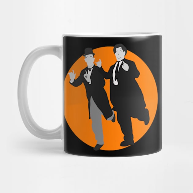 Laurel and Hardy - Orange by Gallery XXII